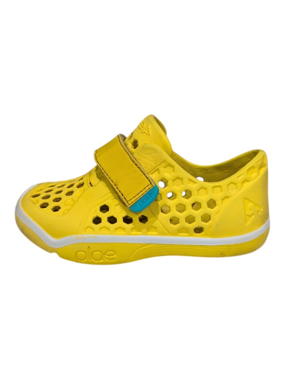Plae Kids Mimo Water Shoes Sandals Rubber Summer Yellow Boy Girl Unisex Size 8